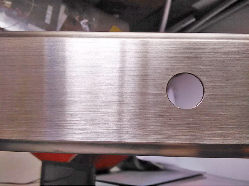 标牌拉丝机样品展示